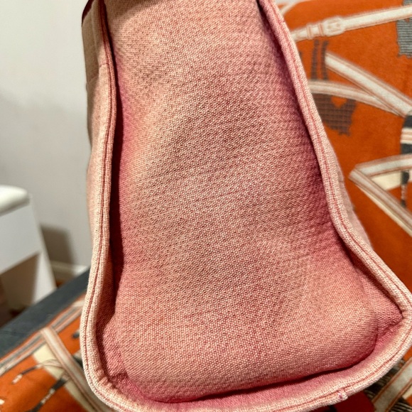 CHANEL ❤️🌟CC DEAUVILLE RED PINK TOTE BAG ⭐️ - Picture 7 of 14